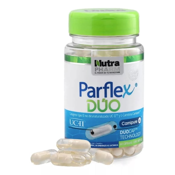 Parflex Duo Colageno + L-carnitina 60 Capsulas Nutrapharm