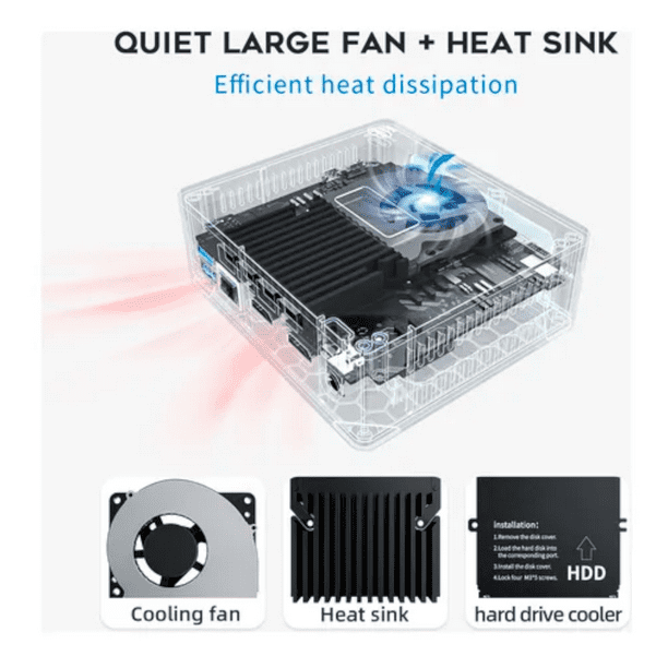 Mini Pc Beelink Mini S 8gb 256gb Win 11 Intel Celeron N5095 | Lider