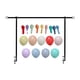 thumbnail image 1 of Soporte De Barra Sobre La Mesa Con Abrazaderas Ajustables Para Cumpleaños, Bodas Y Vacaciones, 1 of 5