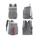 thumbnail image 3 of Mochila Térmica Alimentos Impermeable Lisa Gris 18 L, 3 of 3