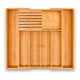 thumbnail image 1 of Venhoouse Organizador De Cubiertos Bambú Ajustable 7 Compart, 1 of 5