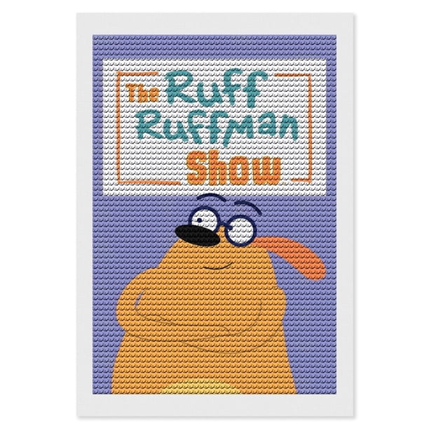 ¡Búscalo! con Ruff Ruffman Kits de Pintura de Diamantes para Adultos 5D DIY Diamond Art Kits Full Drill Diamond Dots para Regalo Decoración de Pared y Relajación Artes de Gemas 20*30cm