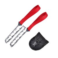 Xusx111 - Hojas De Dientes Afilados Herramientas De Sierra Compactas De Mano Equipo De Supervivencia Para Acampar Mochila Senderismo Caza Corte De Árboles Trabajo De Jardín De Supervivencia Al Aire Li