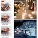 thumbnail image 2 of Luces navideñas, guirnalda de luces con forma de copo de nieve de 5 m, 40 luces LED, funciona con pilas, impermeable, para Navidad, jardín, patio, dormitorio, fiesta, decoración, iluminación interior, 2 of 8