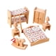 thumbnail image 4 of Madera Dollhouse Miniatura Muebles Conjunto DIY Juegos De Imaginación Juguete Para Niños Niñas Habitación, 4 of 5