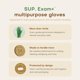 thumbnail image 2 of Guantes de Nitrilo SUP sin polvo, 100 unidades, color verde, talla pequeña, 2 of 7