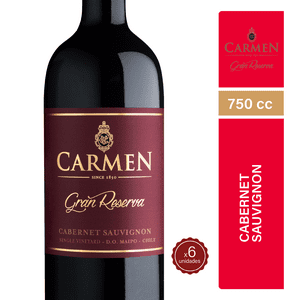 Carmen Gran Reserva - Vino Carmen Grva Cab. Sauv 750Cc X 6
