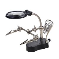 Ioensy - Estación De Soldadura Con Lupa Herramienta De Reparación De Soldadura Con Luz Led Para Soldadura