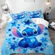 thumbnail image 1 of v1998 Bed Sheets Cute Stitch Bedding Sets Soft Comforter Cover Bed Cover Duvet Cover Pillow Case - Pieces Sets Cartoon Bedroom Decoration 3-Piece Bedding Set (1 Duvet Cover + 2 Pillow Shams) Bed Sheet, 1 of 5
