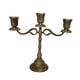 thumbnail image 3 of Candelabro Candelabro Centro de mesa Artesanías Decoración para Bar Boda Fiesta 3 Rama Bronce, 3 of 5