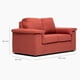 thumbnail image 3 of Sofa 2C Bergamo Chenille Terracota, 3 of 3