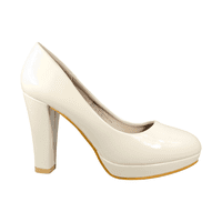 Zapatos Casuales Bonny Franco Beige Charol Mujer | 403-0343 - Talla 37