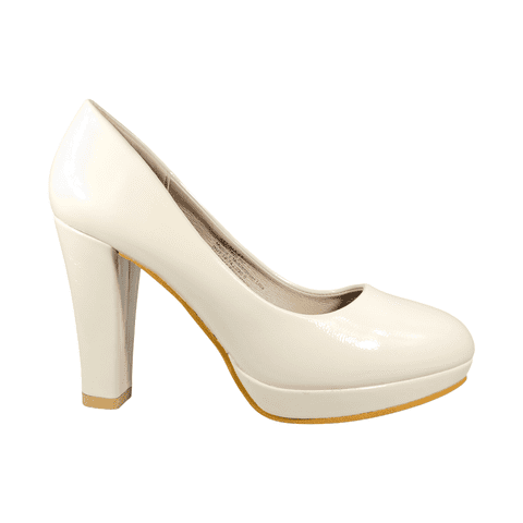 Zapatos Casuales Bonny Franco Beige Charol Mujer | 403-0343 - Talla 37