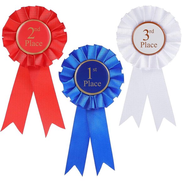 Cintas de premio Ymapinc, 3 piezas, 1.er, 2.º y 3.er lugar