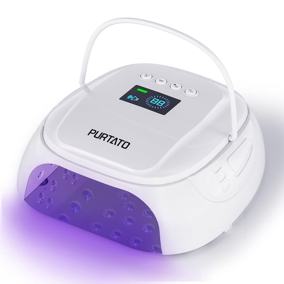 Lámpara UV LED recargable inalámbrica Purtato 126W (blanca)
