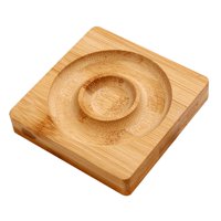 Magideal - Brazalete De Bambú Bandeja De Exhibición Regalo De Cumpleaños, Estante, Soporte, Organizador De Almacenamiento De Joyas Cuadrado Para Escaparate Tiend