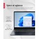 thumbnail image 3 of Ordenador portátil Lenovo Ideapad 1 15,6 pulgadas FHD Ryzen 5 7520U 8 GB 1 TB Win11, 3 of 9