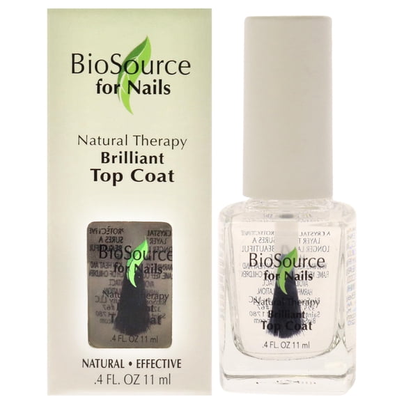 Top Coat Biosource para uñas Natural Therapy, 12 ml