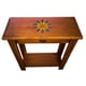 thumbnail image 1 of Mesa De Arrimo Cafe Con Grabado De Resina Mandala, 1 of 3