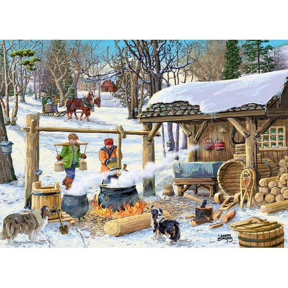Rompecabezas Vermont Christmas Company Maple Syrup Time 1000 unidades