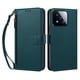 thumbnail image 3 of Funda con Billetera para [Xiaomi 17 Max] con Bolsillo Zipper y Tarjetero Verde pavo real, 3 of 6