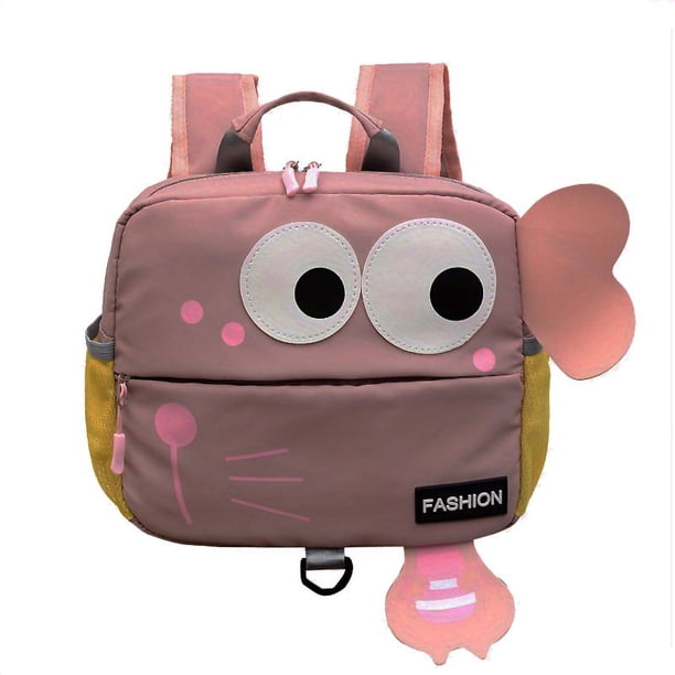 Children's Cute Cartoon Animal Backpacks With A Traction Rope Nylon Fabric And Polyester Lining Outdoor Travel Backpack