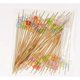 thumbnail image 1 of Xiao Hua Paquete de 100 Brochetas de Cóctel Hechas a Mano de 4.7 Pulgadas Sándwich Palillo de Fruta Brochetas de Cóctel Suministros para Fiesta, 1 of 4
