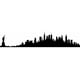 thumbnail image 1 of Decomural New York Usa City Skyline WS-17289, 1 of 2
