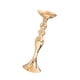 thumbnail image 3 of Vela De Metal De Soporte Largo Soporte De Luz De Té Candelabro Florero Gold-M, 3 of 5