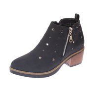 Botín Taco Negro Vía Franca