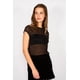 thumbnail image 1 of Polera Semitransparente Matilda Negro negro S, 1 of 5