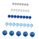 thumbnail image 1 of 50 Bolas Decorativas Para Tartas, Suministros Para Fiestas, Aniversarios, Color Azul, 1 of 5