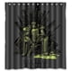 thumbnail image 1 of Cortina de ducha de Juego de Tronos Nuclear, juego de cortinas de baño con ganchos, tamaño 66 x 72 pulgadas, 1 of 3
