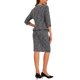 thumbnail image 3 of INSPIRE CHIC Conjunto de Traje de Tweed de 2 Piezas para Mujer Conjunto de Atuendo de Maestra para Regreso a Clases Chaqueta de Manga 3/4 con Botones Falda Lápiz Negra XS, 3 of 6