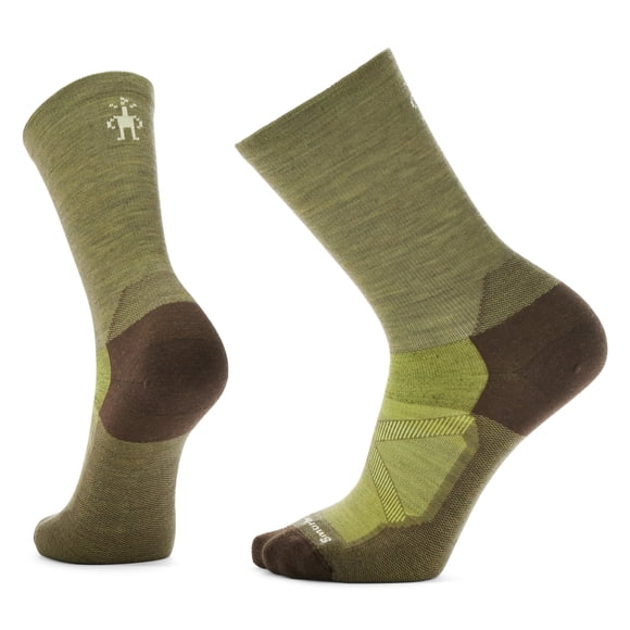 Calcetines de ciclismo Smartwool para hombre, modelo Bike Zero con acolchado, color Winter Moss