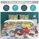thumbnail image 5 of Pi-ka-chu Bed Duvet Cover Microfiber Bedding Sets 3D Printed Lightweight 3 Piece Comforter Sets for Kids Boys Girls, 5 of 5