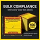 thumbnail image 5 of Etiqueta de Residuos Peligrosos Safety Supply Mart 15 cm (100 unidades), 5 of 7