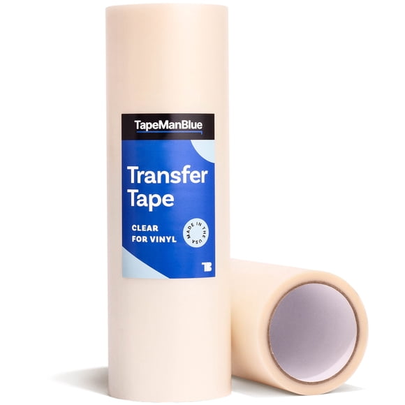 Cinta de transferencia Man Blue Clear para vinilo de 12 cm x 30 m