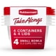 thumbnail image 1 of Contenedores Rubbermaid TakeAlongs 3.2 Tazas 4 Unidades, 1 of 3