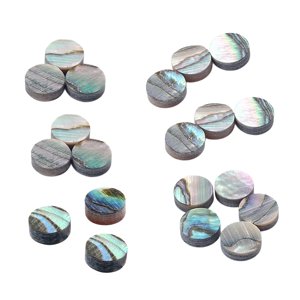 Magideal - 20 Piezas De Incrustaciones De Guitarra, Puntos De Diapasón, Fabricante De Incrustaciones De Trastes, Puntos, Marcadores De Trastes, Puntos De Diapasó 50 Mm