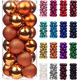 thumbnail image 1 of X12 Esferas Navidad Decorativa Adorno Navideño Bambalina 7cm, 1 of 3