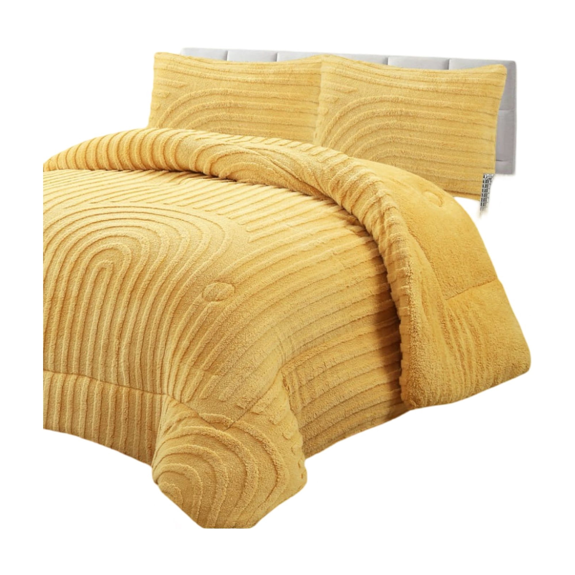 Todo Para El Hogar - Cobertor Grueso Para Invierno King - Super King Amarillo