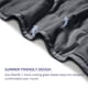 thumbnail image 4 of Manta pesada YnM de 6,8 kg para adultos de 40 a 41 kg, 122 x 183 cm, gris oscuro, 4 of 9