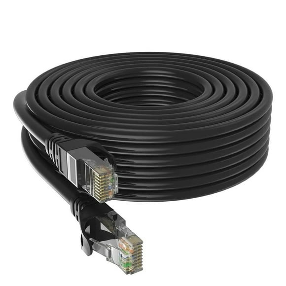 Cable De Red Cat6 Rj45 De 50 Metros Para Exterior Armado