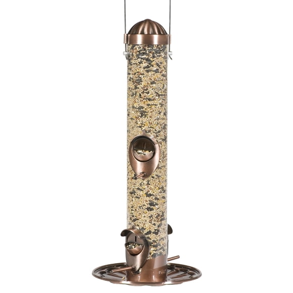 Comedero para pájaros silvestres Perky-Pet 385-2, capacidad 0,8 kg, cobre