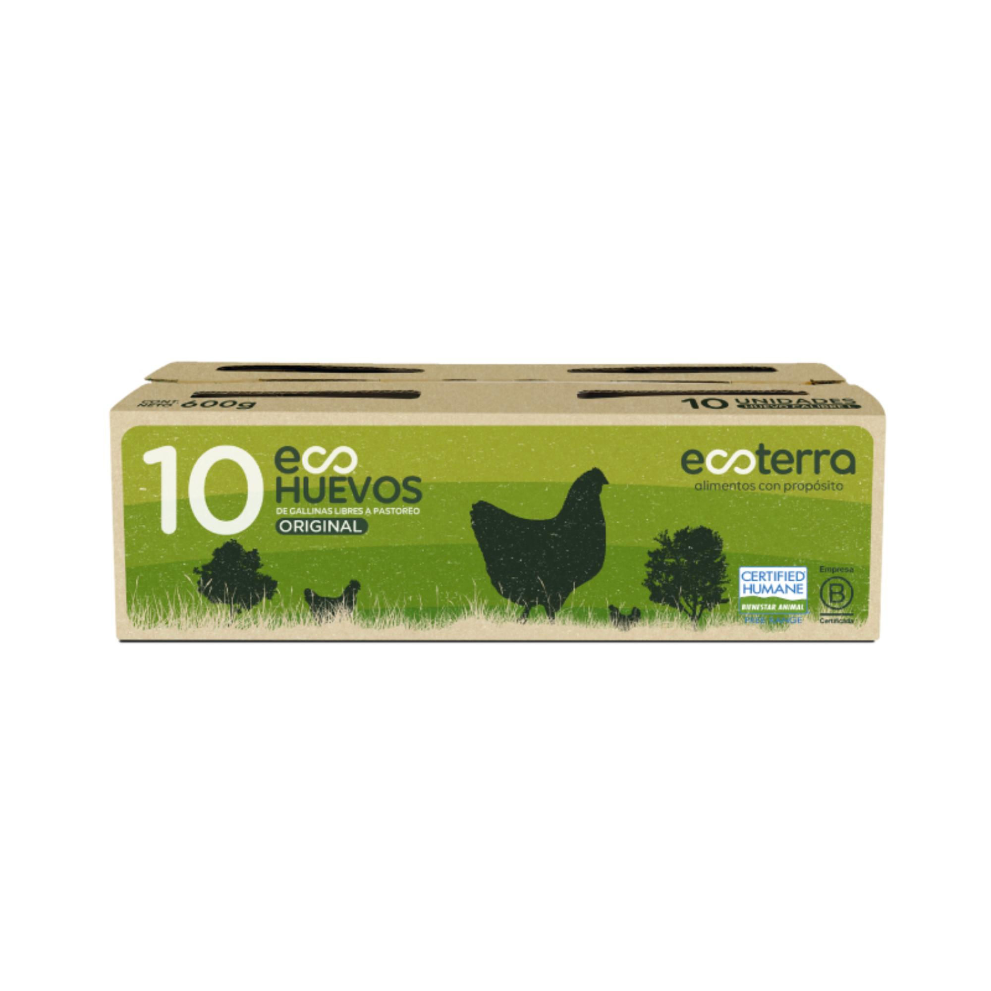 Huevos Gallina Libre 10 Un 10 Un Ecoterra