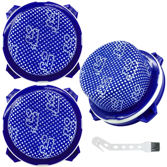 Paquete de 3 filtros de aspiradora lavables para SAMSUNG Jet 70, 70+, 75, 75+
