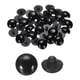 thumbnail image 1 of Uxcell 30pcs Botones de Plástico 0.59" Botón de Cúpula de Champiñón para Coser con Vástago, Negro, 1 of 7