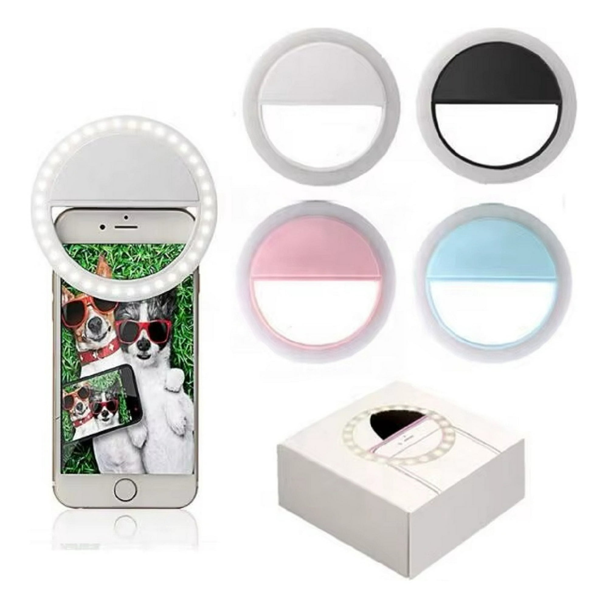 Genérico - Set 5 Aro Flash Luz Selfie Recargable Teléfono Celular Lau