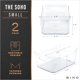 thumbnail image 2 of Contenedores de plástico BINO pequeños para almacenamiento, paquete de 2 unidades, transparentes, 300 ml, The Soho, 2 of 9